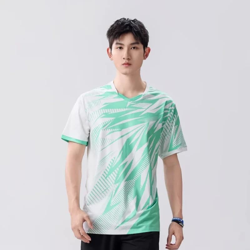 Complete with Badminton Maschile 2025, Fast drying, for Volleyball, Table Tennis, Training and Competition, Uniform Sports Team with Printing