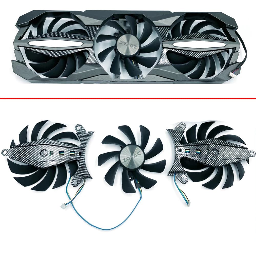 Ventole di raffreddamento a 4pin da 85mm GTX1080 1070TI 1060 Plus ventola GPU OC per ventole per schede video ZOTAC GTX1080 1070 1070TI 1060 Plus OC