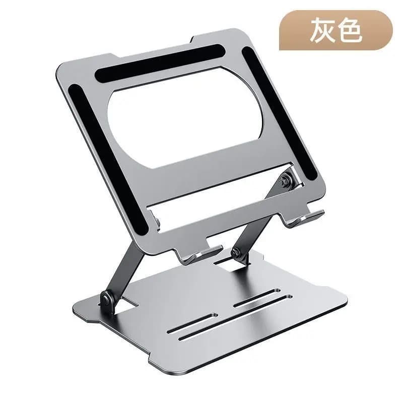 360 ° Supporto girevole per laptop Supporto rialzato da tavolo Base di raffreddamento sospesa regolabile Staffa a 360 gradi