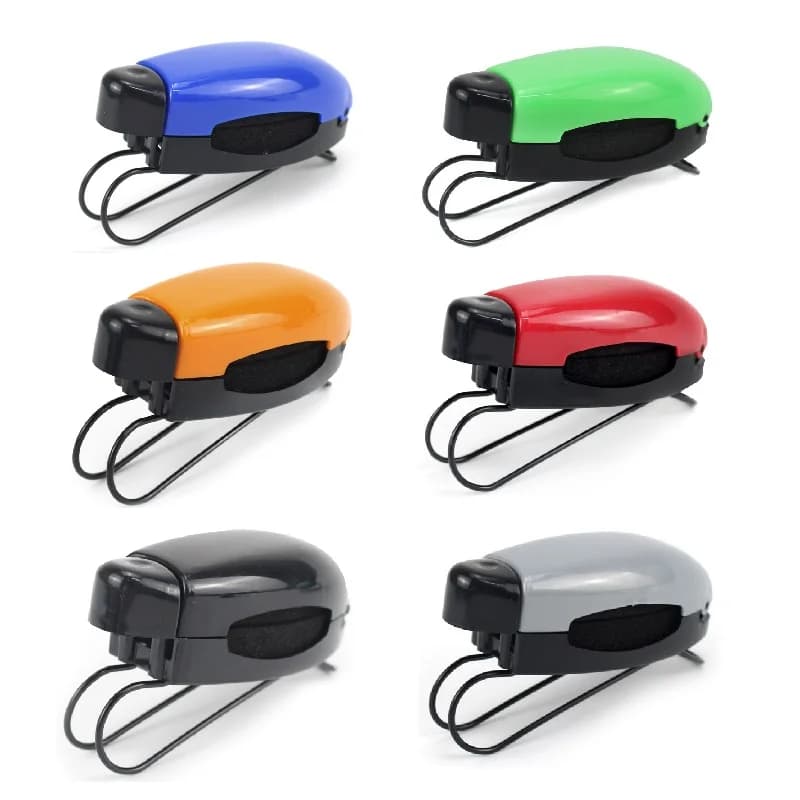 Clip universale per occhiali per auto tipo S Visiera parasole Occhiali da sole Portapenne per carte Clip Porta biglietti automatico Custodia per auto
