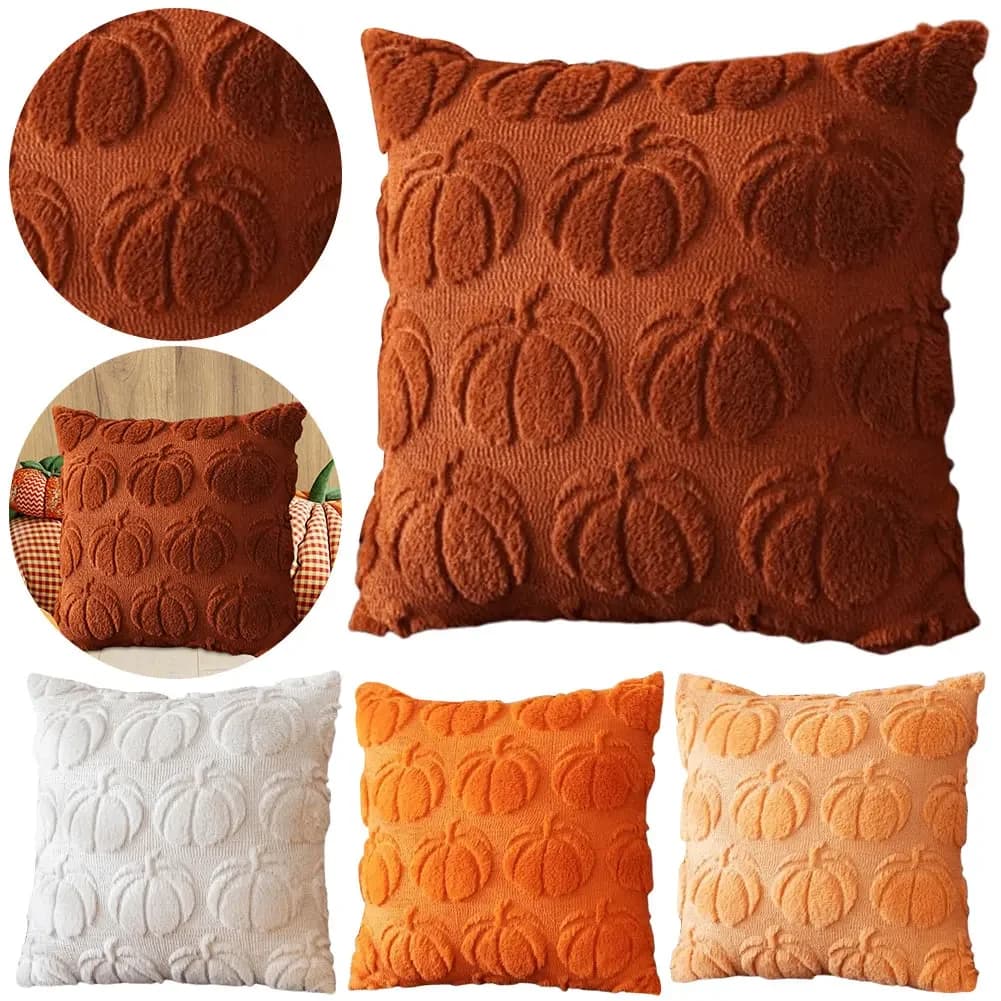 Fodere per cuscini autunnali zucca 45X45 Cm fodera per cuscino federa per cuscino per divano di casa divano decorazioni di Halloween