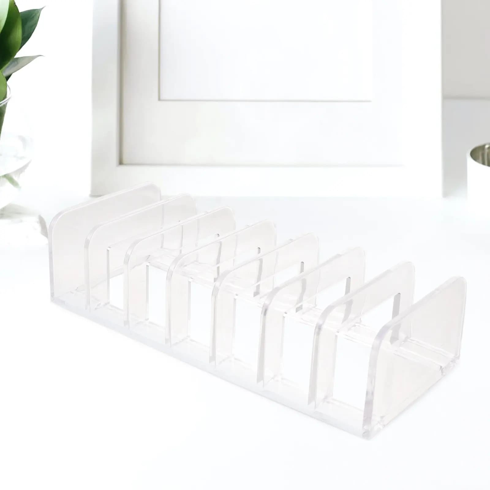 Transparent Organizer for Make-up Palettes, Door Umbrellas and Blush from Desk, Vanity Container Box