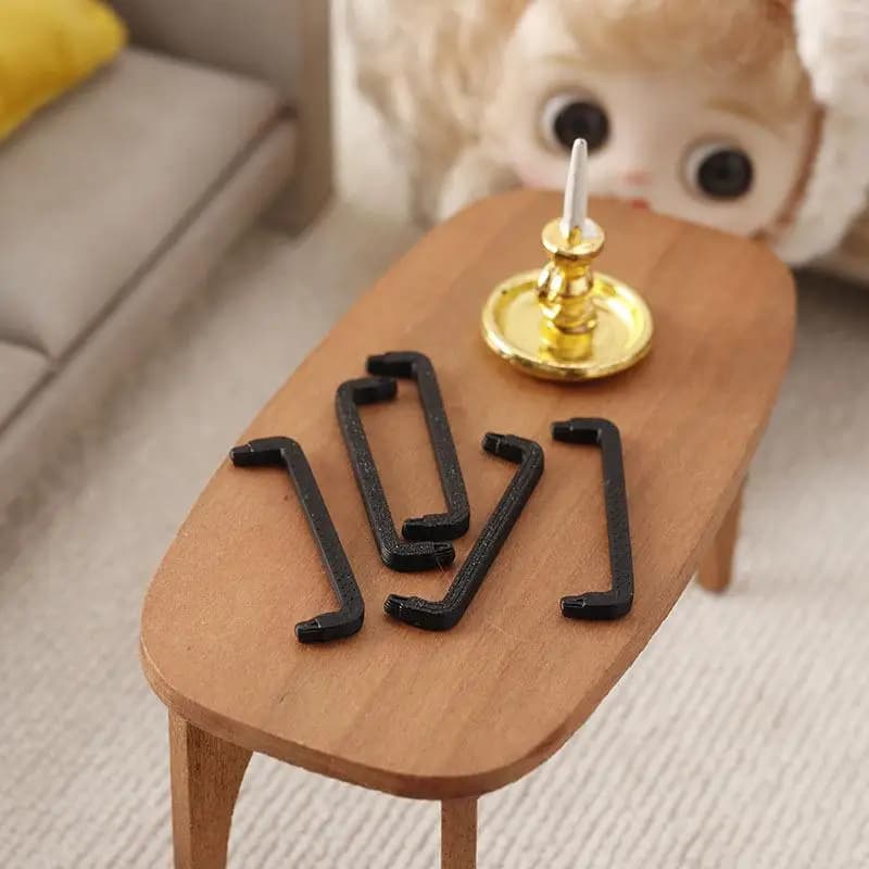 20 Pezzi Accessori per Mobili in Miniatura 1:12 per Casa delle Bambole, Modelli di Maniglie, Decorazioni Fai-da-Te