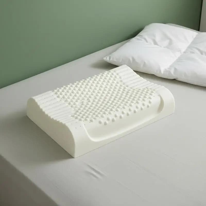 Natural Latex Neck Support Pillow Adult Massage Particle Pillow Core For Better Sleep