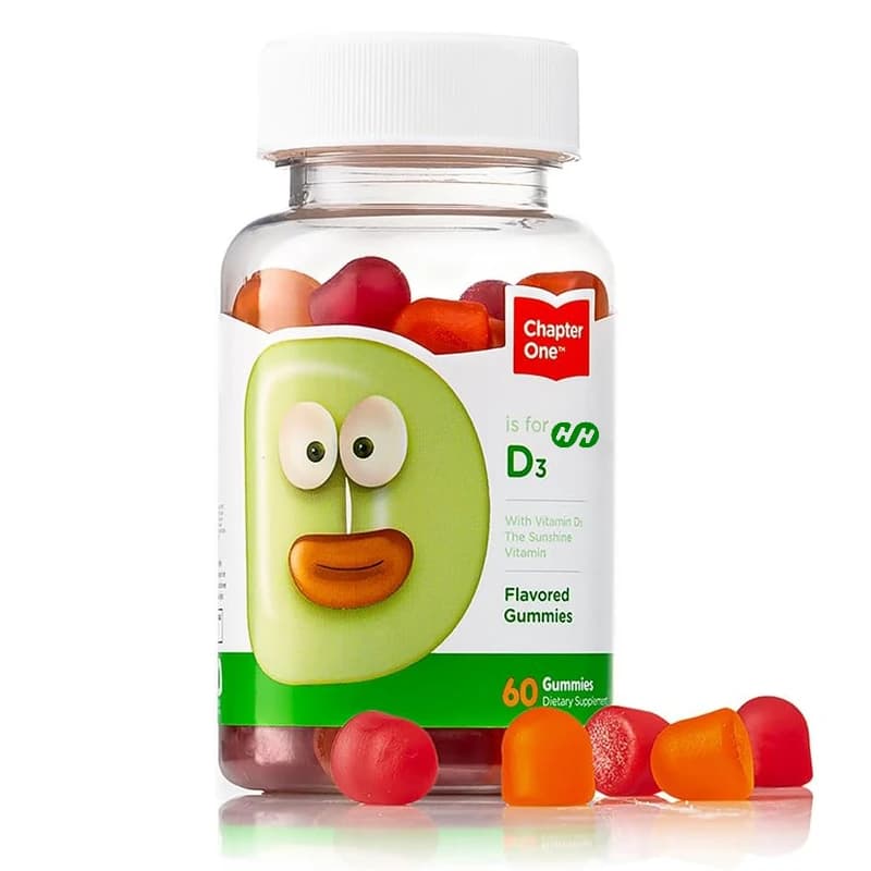 Vitamin D3 1000 UI in Gommose, Suitable for Children and Adults As Vitamin D Supplement, 60 Vegetarian Capsules