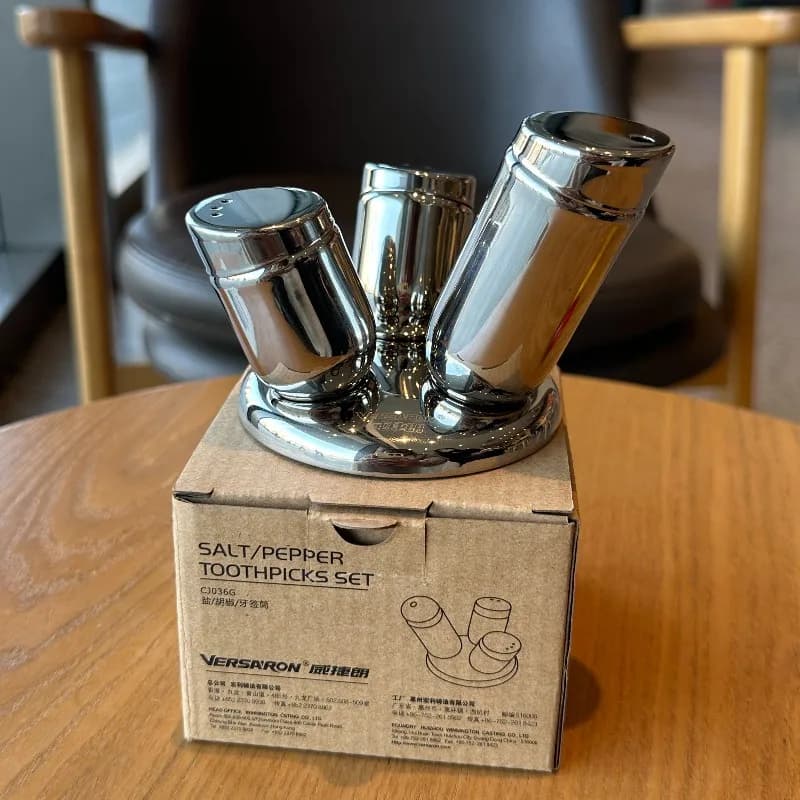 Barattoli di spezie in acciaio inossidabile Set Contenitori ermetici per condimenti antipolvere per sale, pepe, barbecue, cucina, conservare condimenti