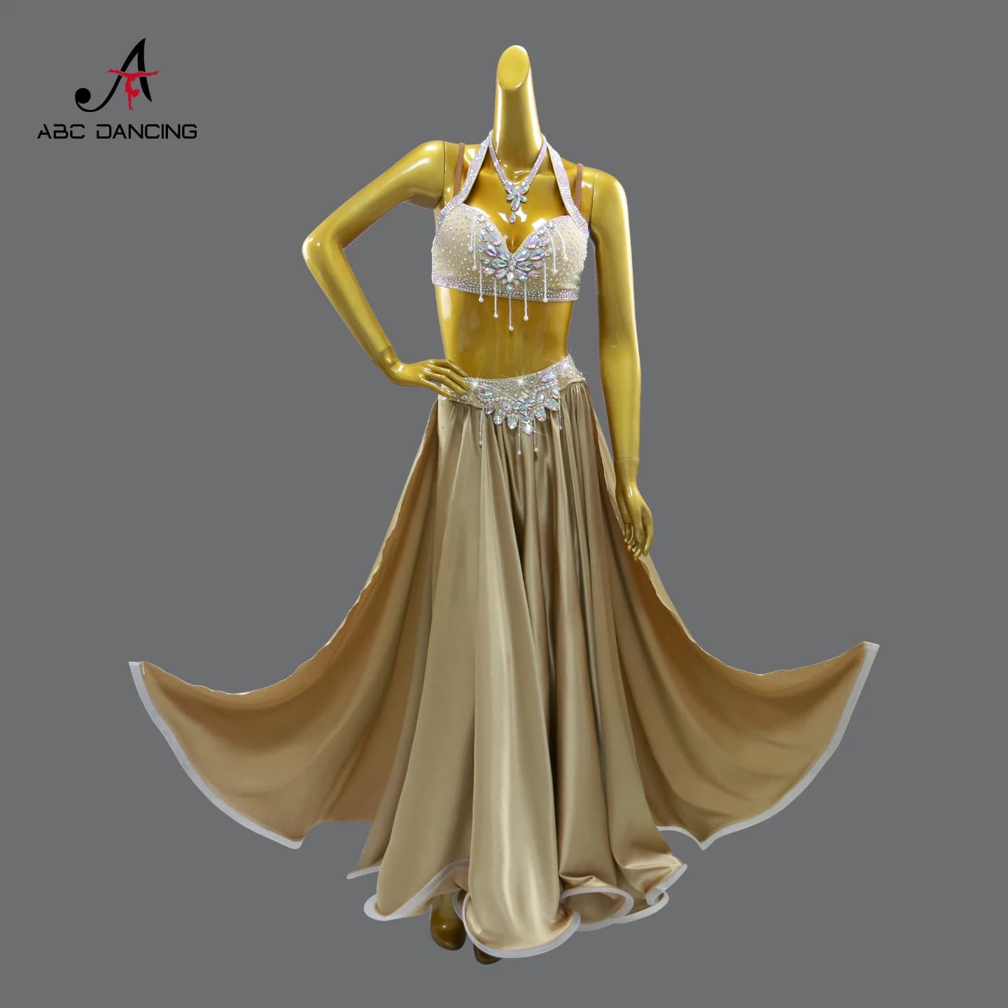 Stage Costume Carnival Women Bellydance Practice Clothes Dancers Vitality Benley Wear Girl Arabic Caderines Suit Dancewear Skirt