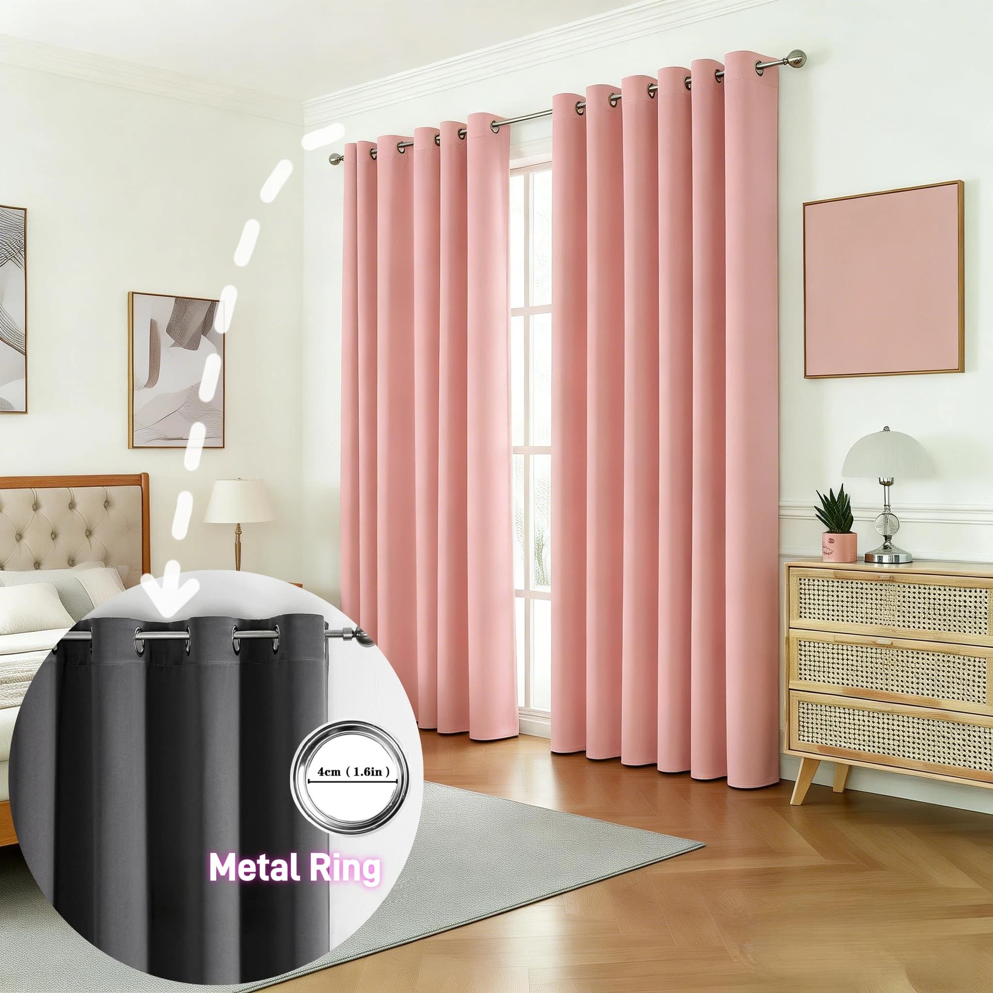 Universal Solar Protection, 100% Blackout, per Bedroom, Living Room, Bathroom, Privacy
