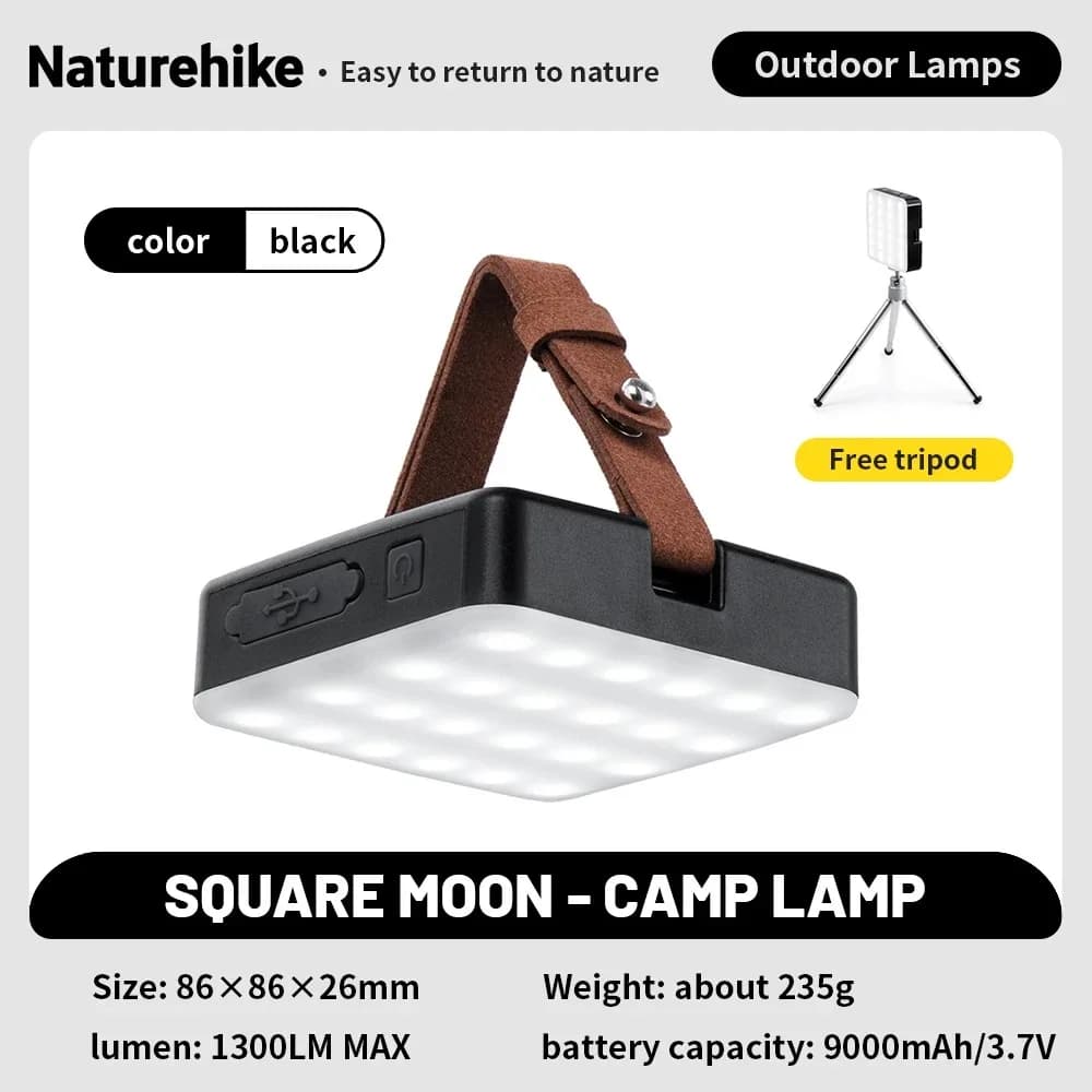 Naturehike Outdoor Camping Light Portable Tent Light Ultra Long Resistance Strong Light Ultra Bright Refill Field Light