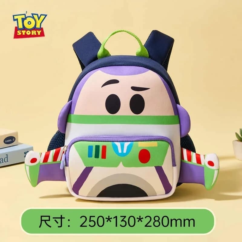 2026 New Toy Story Backpack Buzz Lightyear Cartoon Large Capacity Lightweight Daily Travel Outdoor Shoulder Bag Schoolbag Gift