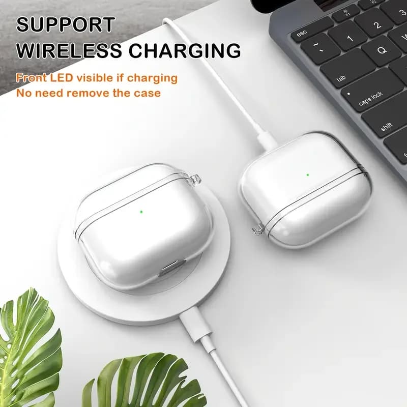 Airpods Pro 3 2025 Airpods 4 2024 Transparent shockproof case for Airpods 2 3 2021 Shell case