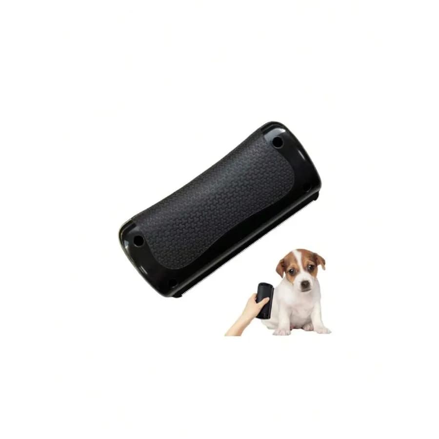 【Nuovo Arrivo】Rullo riutilizzabile per la rimozione dei peli di animali domestici, spazzola portatile per la rimozione dei pelucchi per cani e gatti, nero