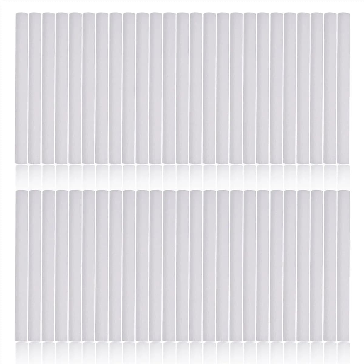 ABFW 50 Pezzi Bastoncini Umidificatori per Auto, Ricambi Filtro in Cotone, Stoppini di Ricambio per Diffusore di Aromi Portatile a Ultrasuoni