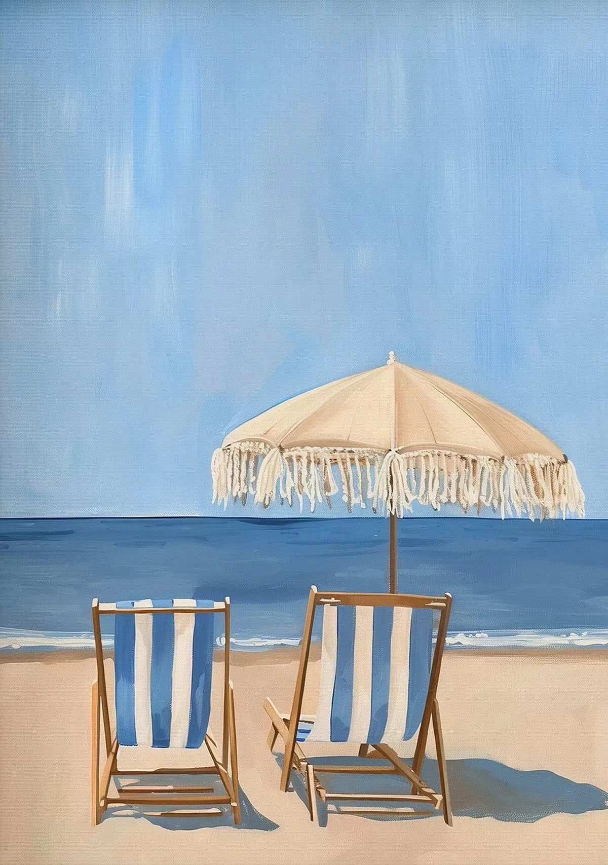 Blue Coastal Beach 500/1000/1200/2000 PCS Jigsaw Puzzles Family Activity Relaxing Games for Living Room Home Decor Gift
