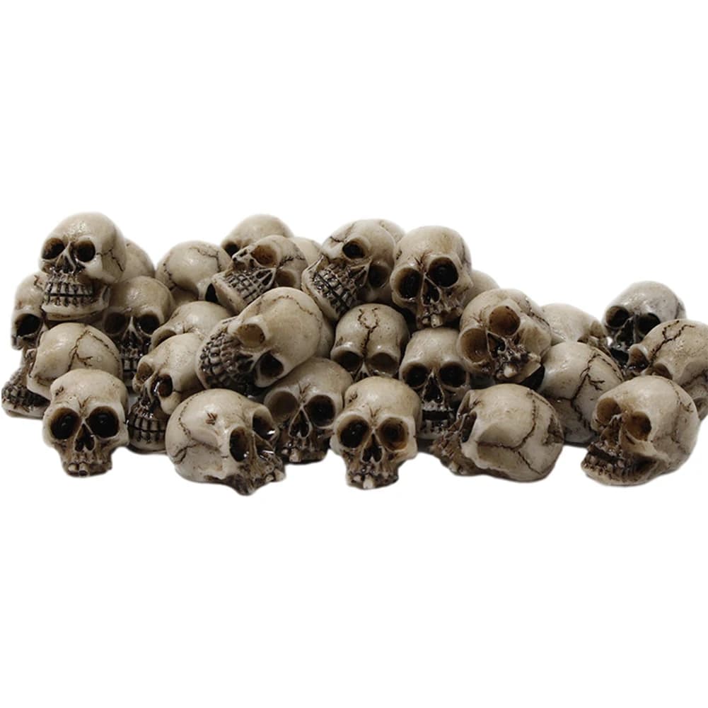 20 Pieces Mini Sculptures Collectable for Halloween, Holiday Theme Decorations for Garden and Plants in Vase
