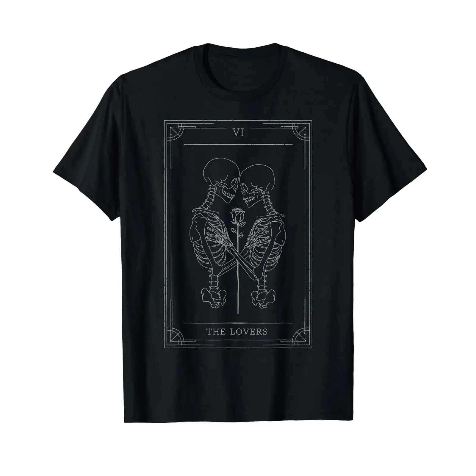 Spiritual Tarot Card Mystical Edgy Esoteric Streetwear T Shirt vintage Washed Casual Comfortable Breathable Slightly Unisex