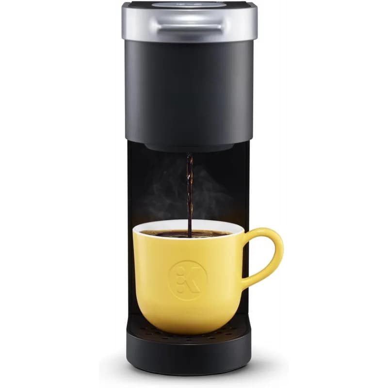 K-Mini Single-dose K-Cup coffee maker, 6 to 12 ounces preparation size, with storage cable, perfect for small spaces, black