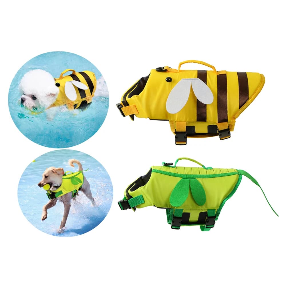 Giubbotto di salvataggio per cani per il nuoto canottaggio giubbotto di galleggiamento di sicurezza per animali domestici salvagente con maniglia di salvataggio per gatti cani di piccola taglia
