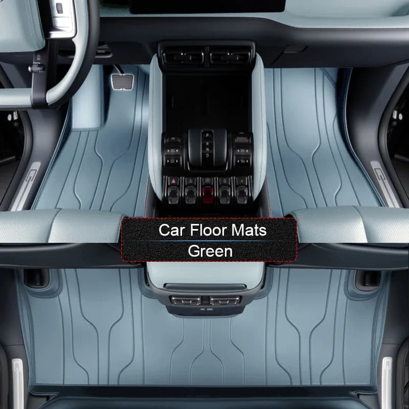 Personalizzato Nappa Pelle Auto Piede Proteggere Zerbino Auto di Lusso Impermeabile Pavimento Pad Accessorio Per BYD LEOPARD 5 FCB BAO 5 2024-Presente