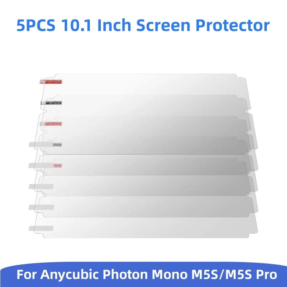 5 Pezzi Pellicola Protettiva Anti Graffio 10,1 Pollici per Anycubic Photon Mono M5S/M5S Pro LCD - Accessori Stampanti 3D