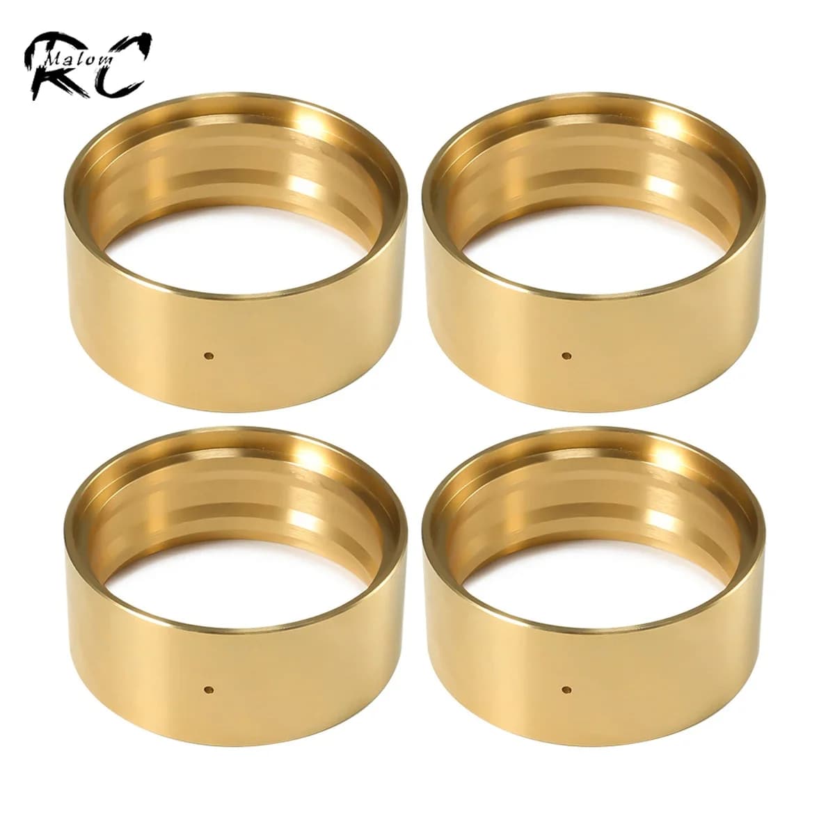 95 g/pz pesi in ottone anello Beadlock adatto per cerchi da 1,9 pollici per impianti di perforazione RC Crawler SCX10 Pro Capra TRX4 VS4-10 elemento Enduro TF2