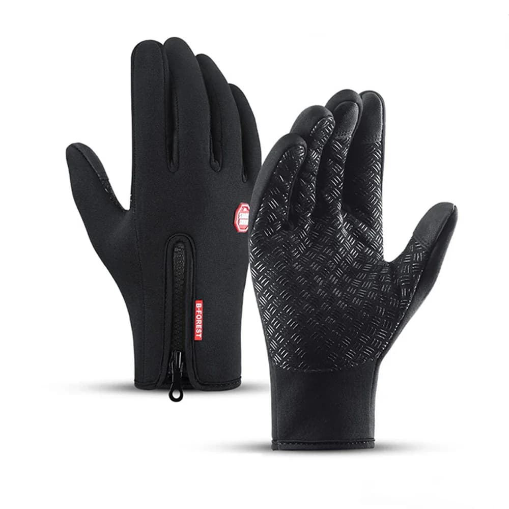 Men's Winter Gloves Warm Touchscreen Sports Fishing Army Sprinkle Ski Cycling Snowboard Women's Zippered Anti-slip Gloves