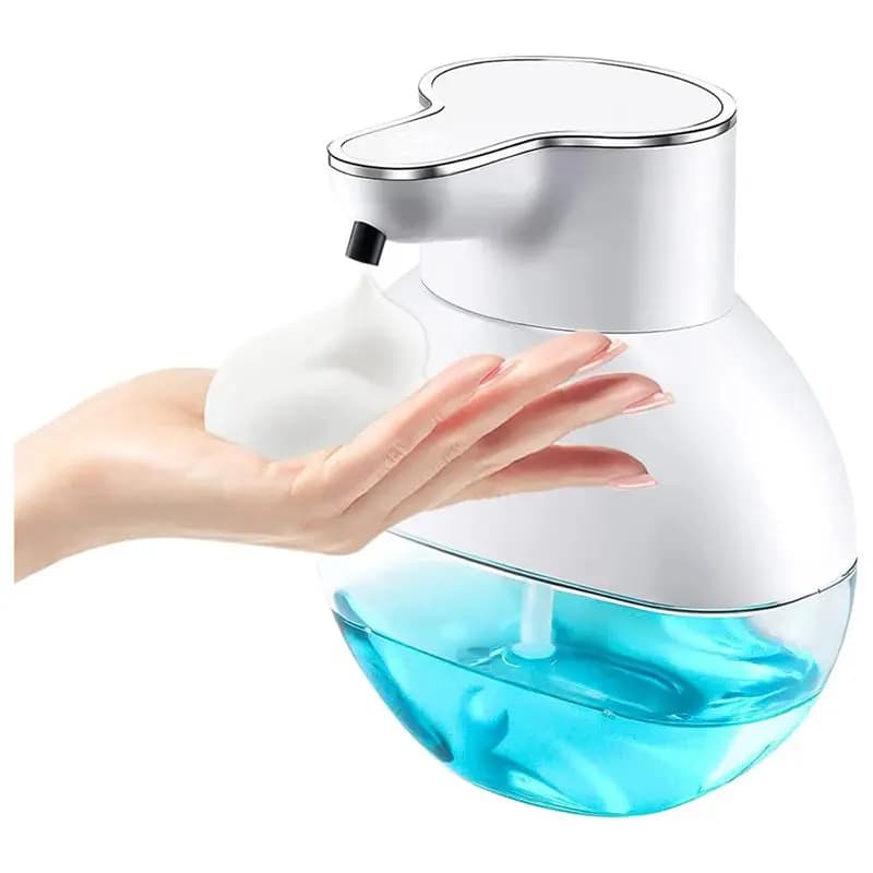 1 Apr. Dispenser automatico di sapone da 400 ml, montaggio a parete, impermeabile IPX5, per cucina e bagno