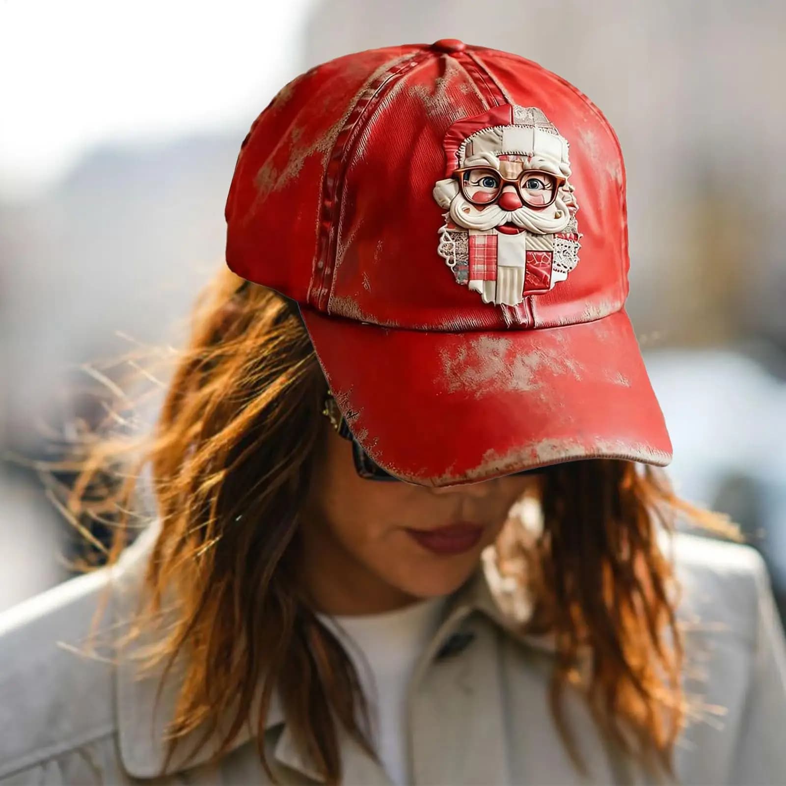 Cappelli da baseball da uomo Buon Natale Copricapo in twill Stampa Cappelli con protezione solare morbida per adolescenti Uomini Donne Vacanza Golf