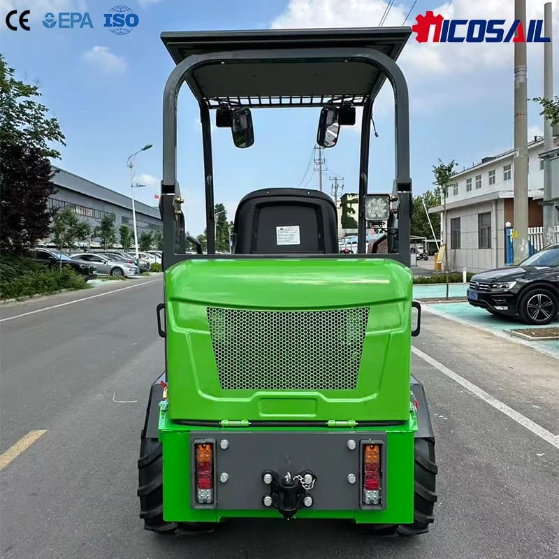 Nicosail KZL918X Mini Electric Telescopic Loader Hydrostatic Wheel Loader Compact Loader with Quick Hitch OEM Custom CE Availabl