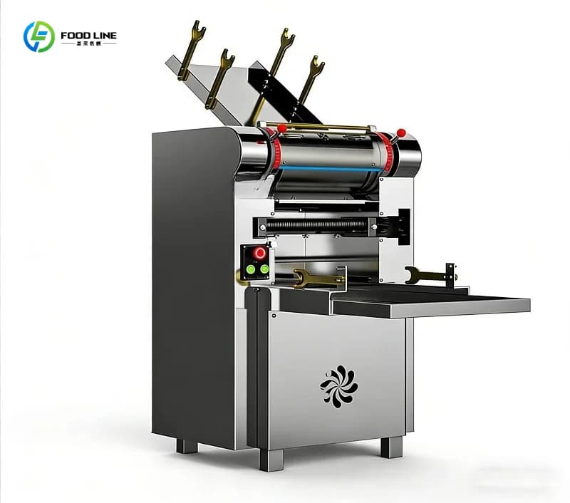 Customized High Efficiency Commercial Noodle Making Machine Automatic Dough Pressing Cutter Pasta Extruder Kitchen Catering