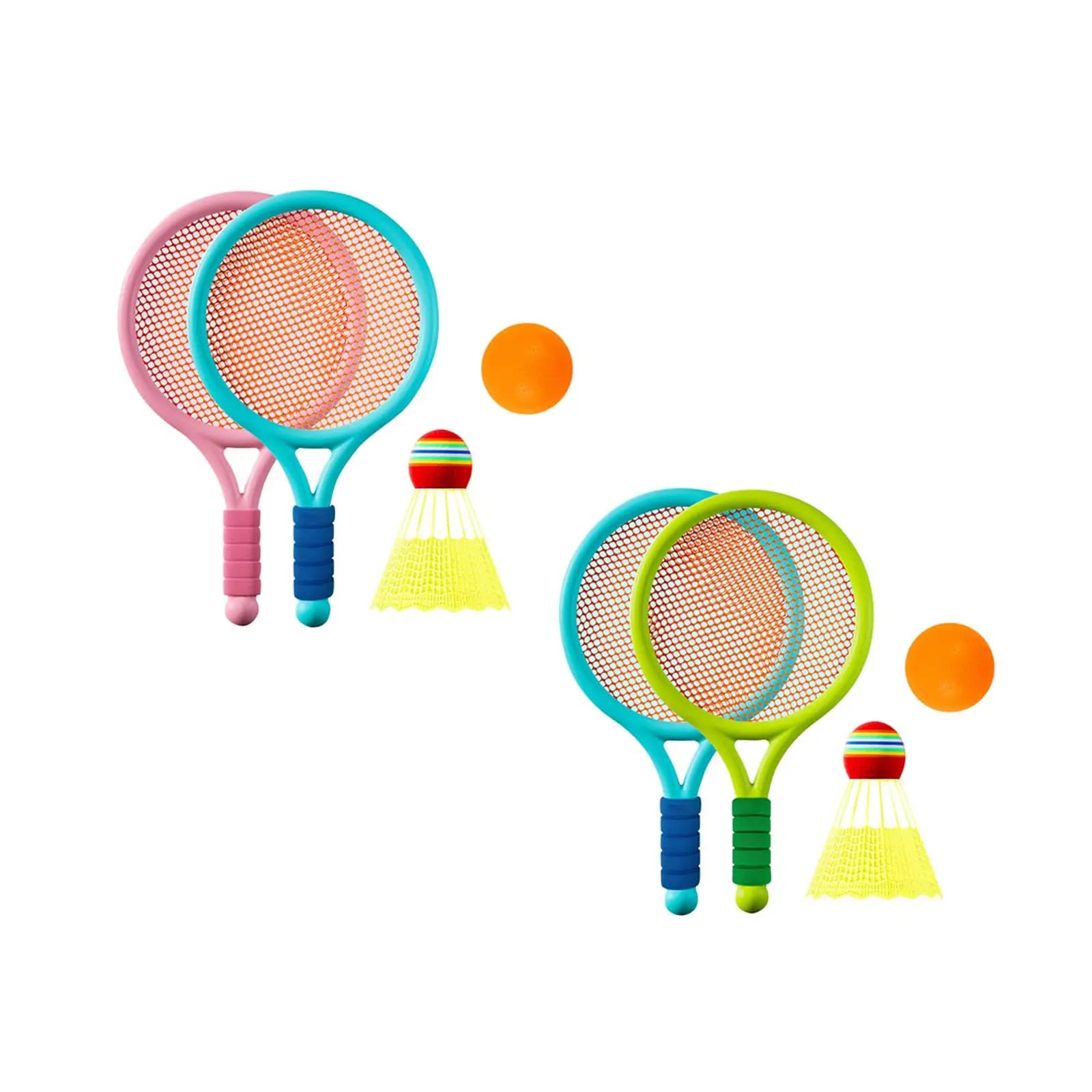 Children's badminton tennis set Children's interactive toy tennis rack tennis racks for beach toys Courtyard playing indoor kids