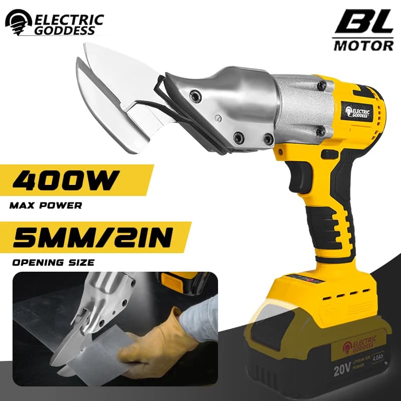 180 W Electric Iron Shears 180N Electric Iron Shears Chrome Vanadium Steel Shears For Battery Dewalt 20 V
