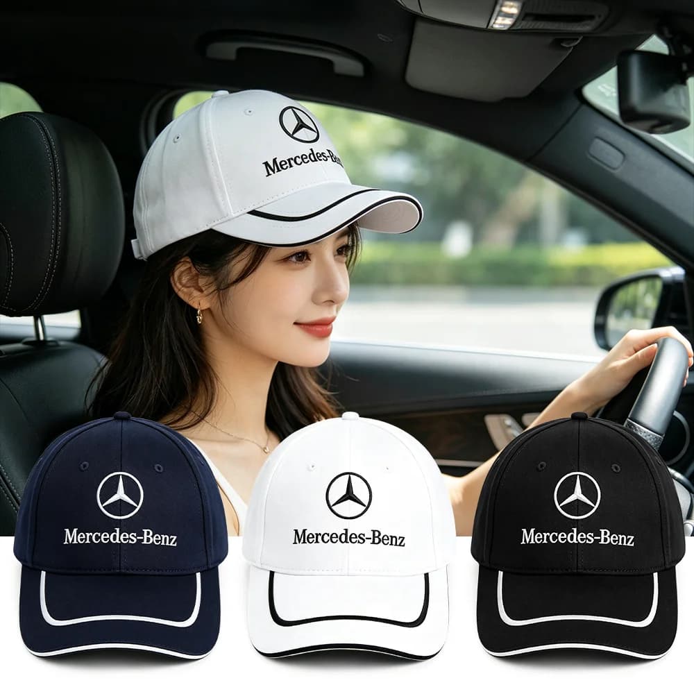 Baseball Caps Outdoor Sport Hiking Running Sunshade Hat For Mercedes Benz AMG E S C A B Class GLE GLS CLS GLC CLA CLE GLA GLK