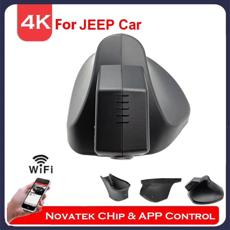 4K HD Plug and Play Wifi DVR Dashcam Per Jeep Grand Commander 2.0T GeneraleDeluxe 2018 2019 2020 2021 2022 Con Controllo APP
