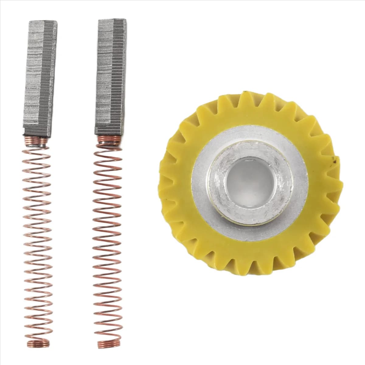 popolare W 10112253 9706416 Spazzola motore W 10380496 4162897 Ingranaggio a vite senza fine per mixer per supporto Kitchenaid e una coppia di spazzole motore