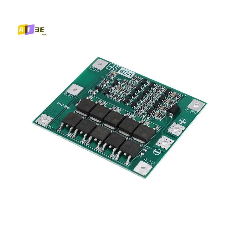 A13E-4S 40A 18650 Li-Litio Charger PCB Card BMS Protection Module for Trapano Motor 14.8V 16.8V Lipo Cellular Module