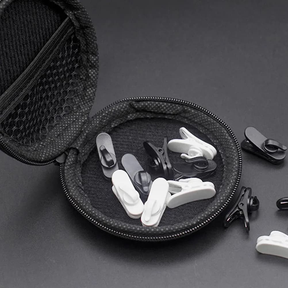 100 Pezzi Clip Rotanti per Cavi Auricolari, Organizzatori in Plastica Resistente per Cavi, Morsetti Portatili Leggeri per Cavi da Scrivania