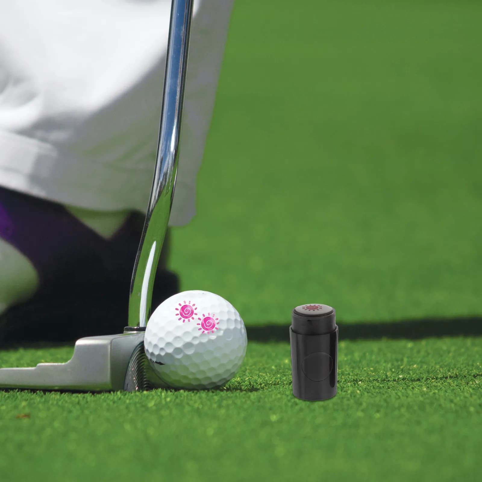 Strumento per la marcatura delle linee sul palline da golf - Timbro creativo, sigillo elegante, accessori per l'allineamento, distintivo divertente