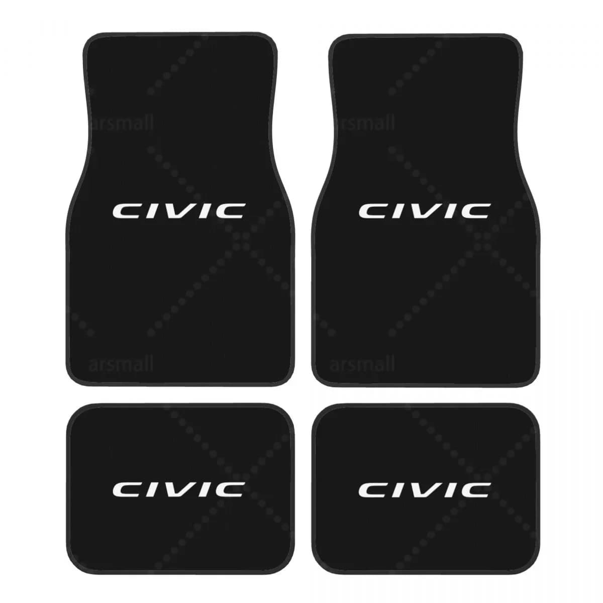 Civic Car Mat Rear Rear Rubber Roller Covering Carpet Suitable for most vehicles