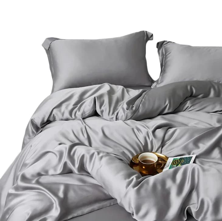 Set of 100% Oeko-TEX pure frost silk, 4 pieces, in ice silk, hot and trendy