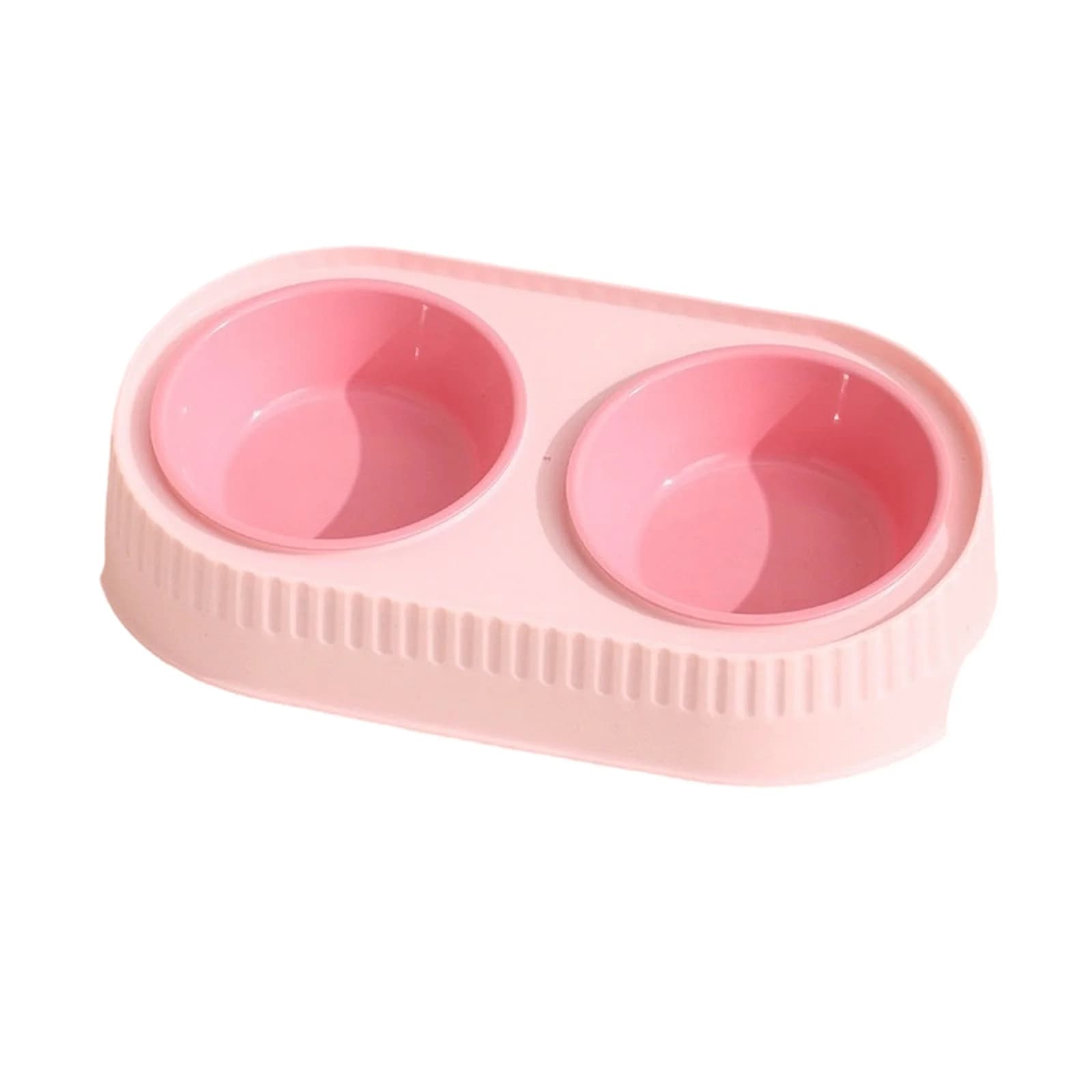 Ciotola Doppia in Acciaio Inossidabile per Cani e Gatti, Protezione Collo, Set Ciotole Staccabili per Acqua e Cibo, Supporto per Alimentazione Lenta, Forniture Quotidiane per Animali Domestici