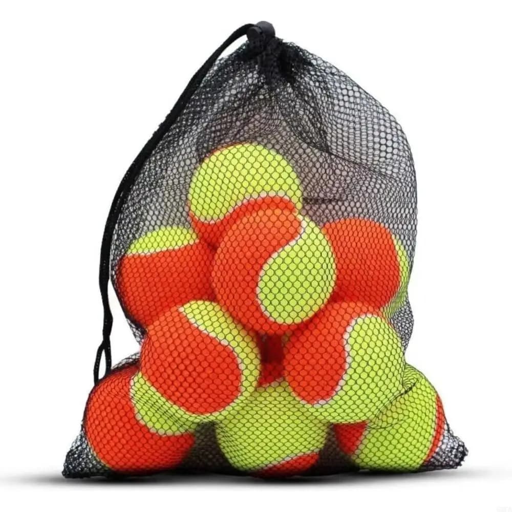 Soft Elastic Tennis Balls With Carry Bag Low Compression Pressureless Tennis Balls Rubber Training Practice Beaches Tennis Ball