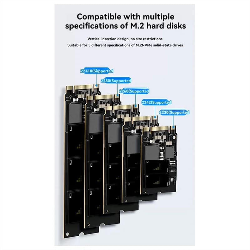 M. 2 SATA/Nvme Doppio protocollo Doppio disco Clone Coprice Base Docking station offline Scatola disco rigido 20 GB