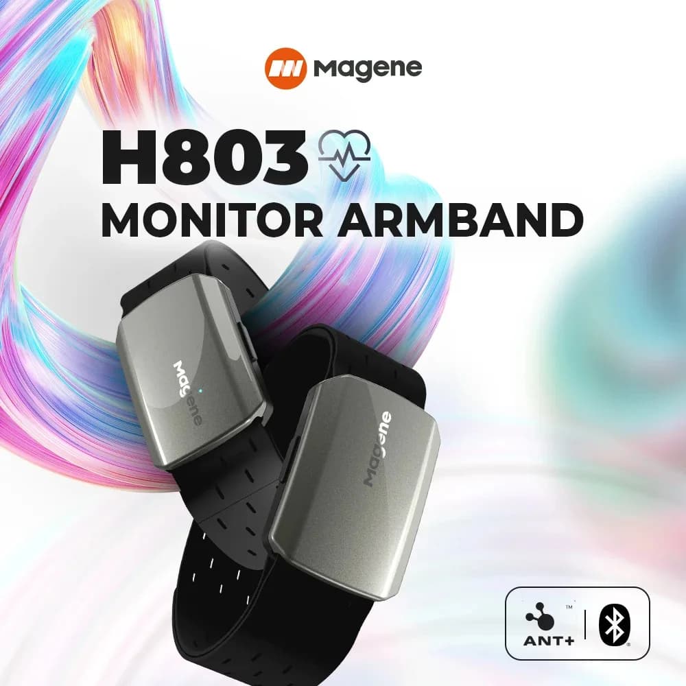 Magene H803 Heart Rate Bracelet Monitor Dual Mode Bluetooth ANT H803 Sensor Wrist Strap Fitness Heart Tracker Health Exercise