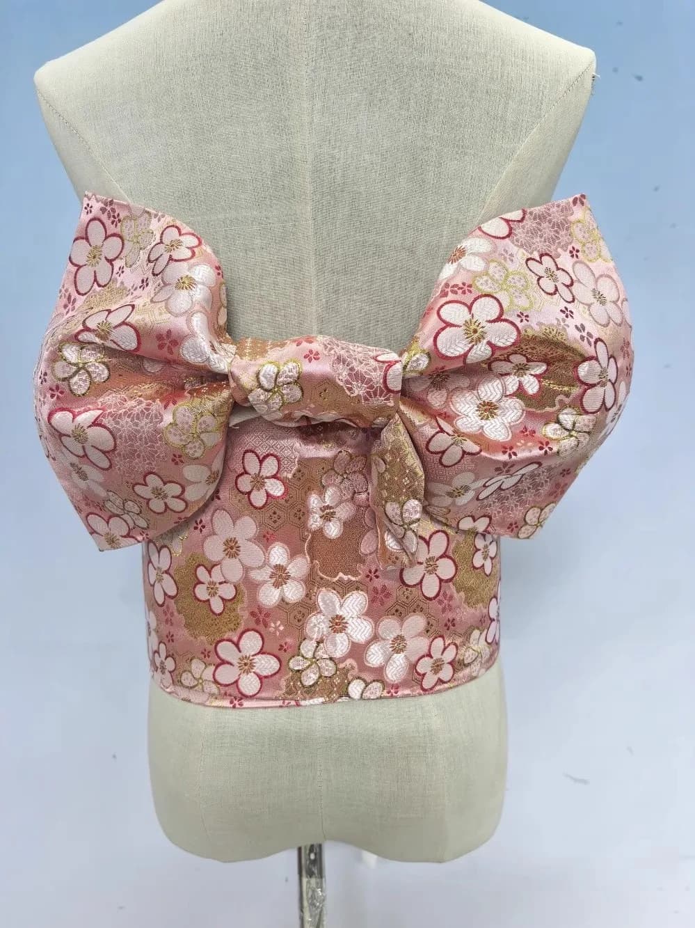 Kimono Giapponese con Cintura in Vita, Accappatoio in Seta con Nodo Fisso, Accessorio per Fotografia in Poliestere