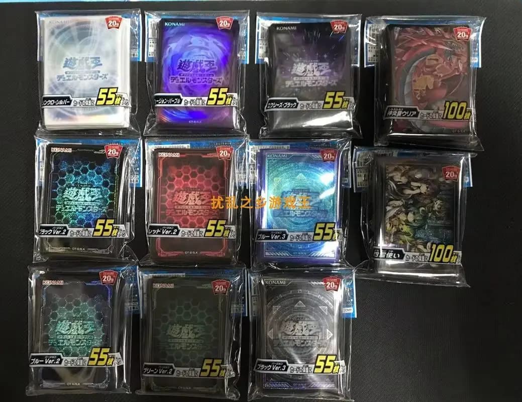 Konami Duelist Card Protector Yu Gi Oh Trading Card Sleeves Blue Eyes White Dragon Dark Magician Girl Synchro Xyz Pendulum