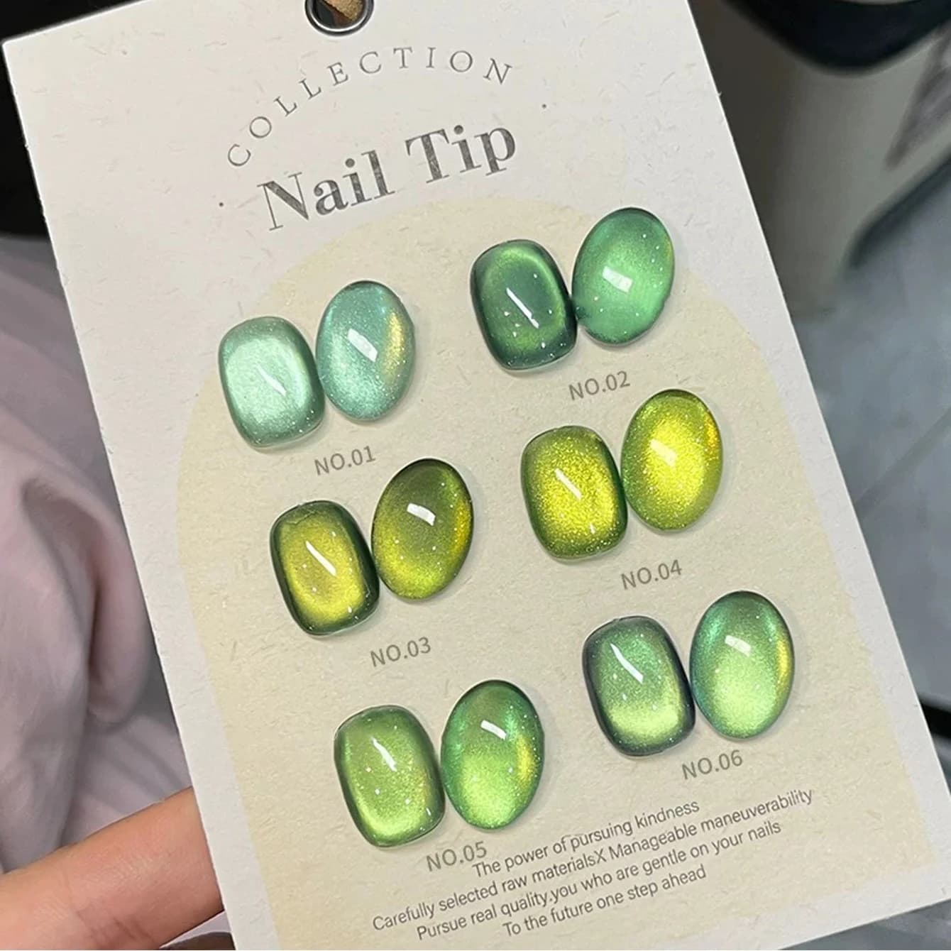 1-6pcs 15ml Autunno Nail Giallo Verde Cat Eye Gel Smalto per unghie UV LED Polimerizzazione Vacanza Regalo delle donne Nail Art Forniture quotidiane FAI DA TE