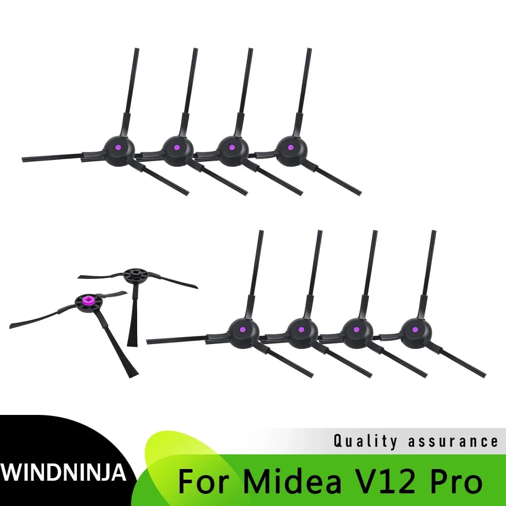 Spazzola laterale di ricambio per accessori per aspirapolvere Midea V12 Pro Spazzatrice Pezzi di ricambio per spazzole per accessori per la pulizia della casa