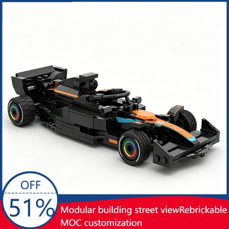 Set di Costruzioni Auto Sportiva MCL36 Abu Dhabi, 295 Pezzi, Modello Tecnologico di Auto da Corsa, Gioco Educativo da Assemblare, Regalo per Collezionisti