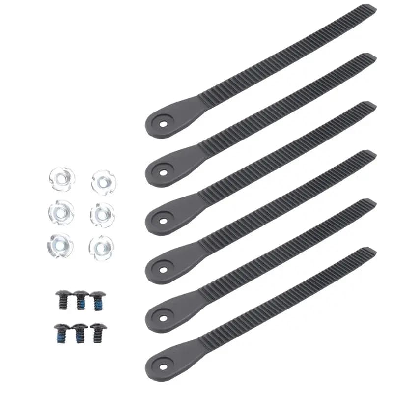 A65G-6PCS Cinghia per Pattini a Rotelle, Cinghia a Scala per Caviglia, Cinghia a Scala per Snowboard, Ricambio con Viti